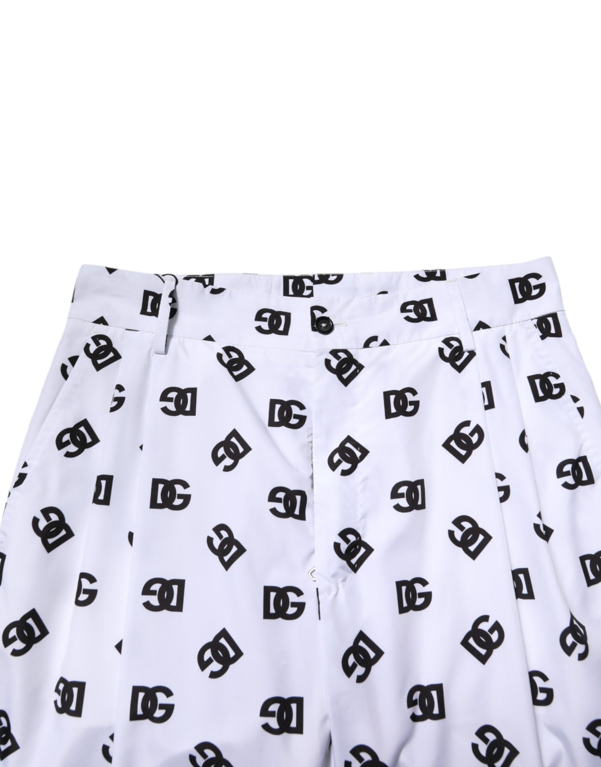 Dolce & Gabbana White Logo Cotton Skinny Denim Trouser Men's Pants