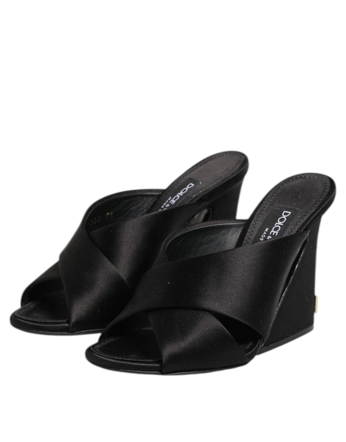 Dolce & Gabbana Black Keira Baroque High Heel Sandals Women's Shoes