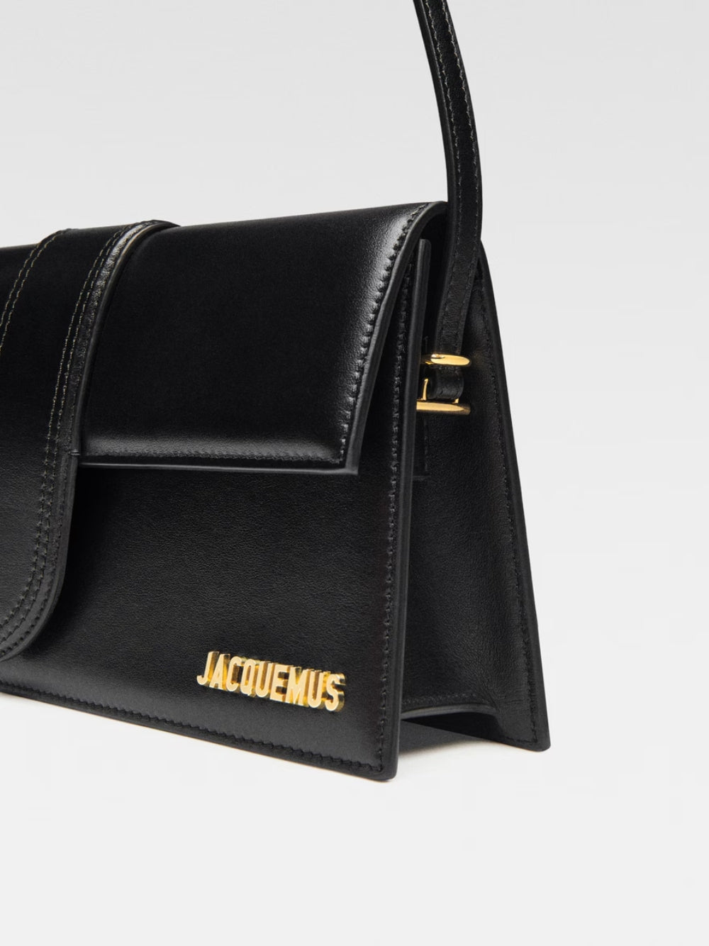 Jacquemus Black leather Le Bambino Long Women's bag