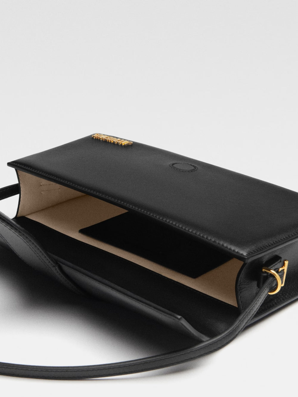 Jacquemus Black leather Le Bambino Long Women's bag