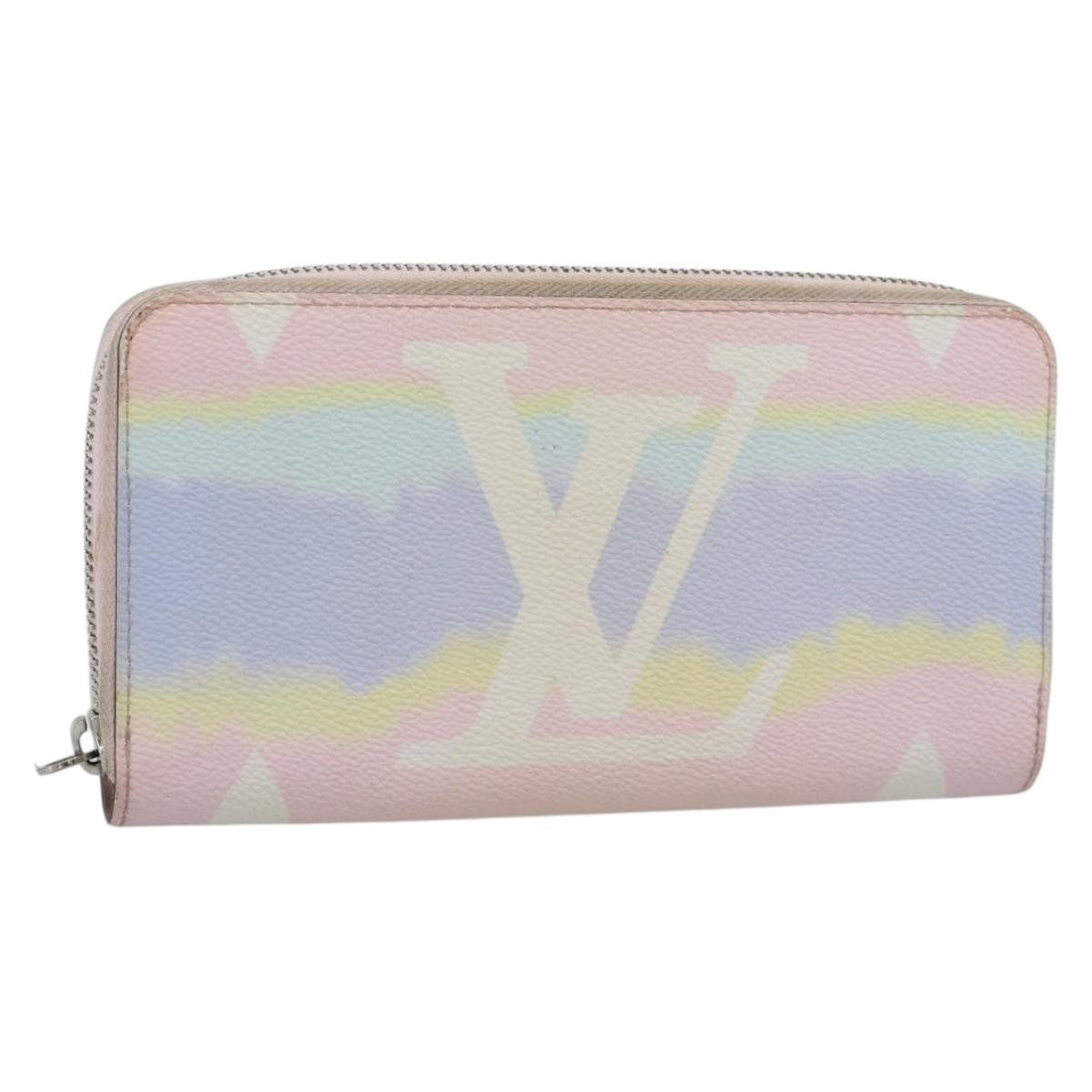 Louis Vuitton Zippy By The Pool Monogram Giant Pink Canvas Wallets Accessory (Pre-Owned)