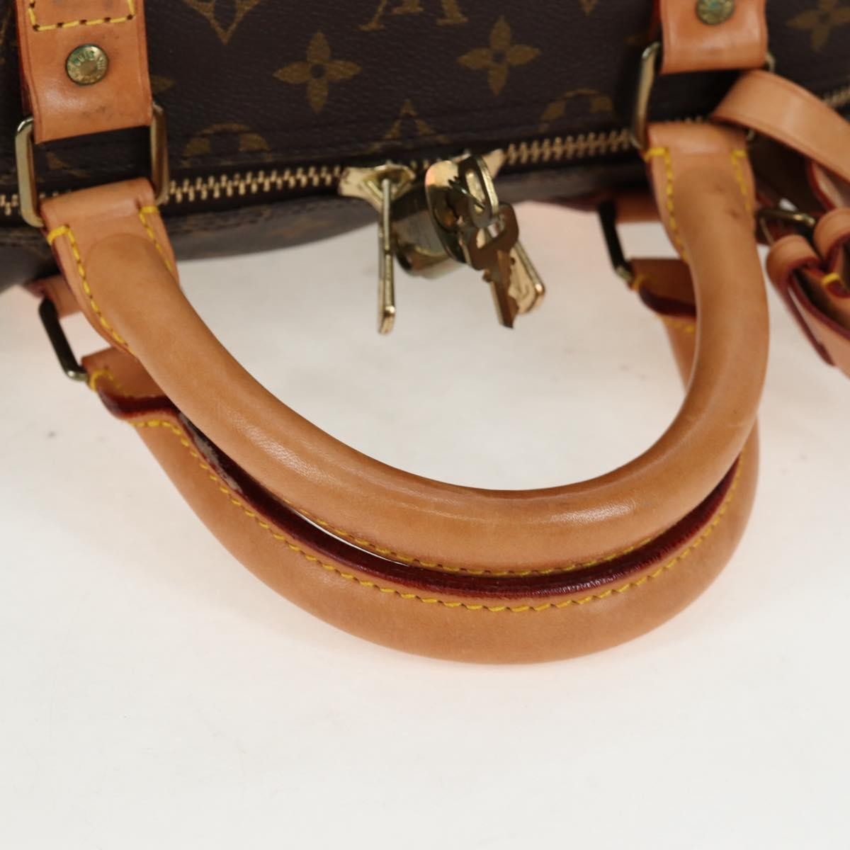 Louis Vuitton Keepall Monogram Canvas Brown Canvas Travel Bag Bag (Pre-Owned)