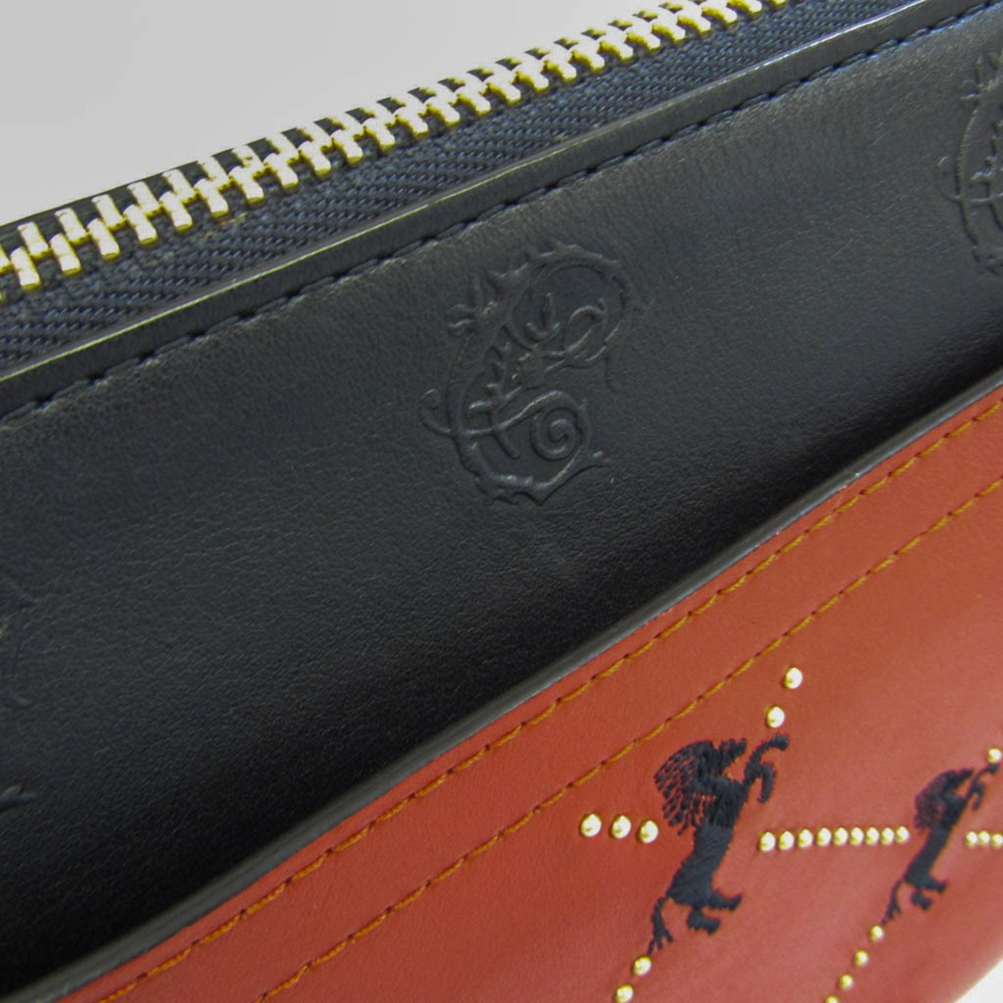 Chloé Orange Leather Shoulder Bag (Pre-Owned)