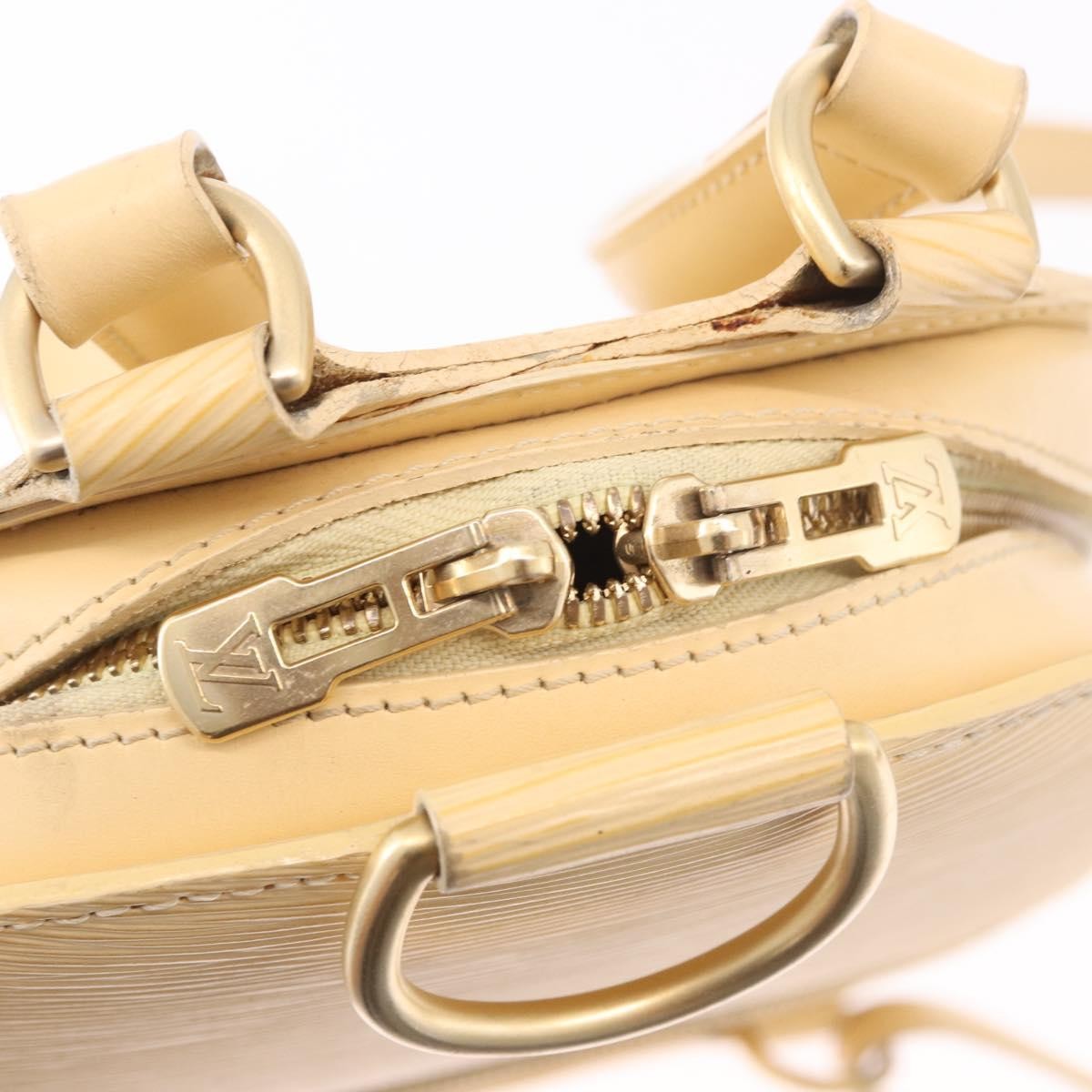 Louis Vuitton Mabillon Epi Leather Beige Leather Backpack Bag (Pre-Owned)