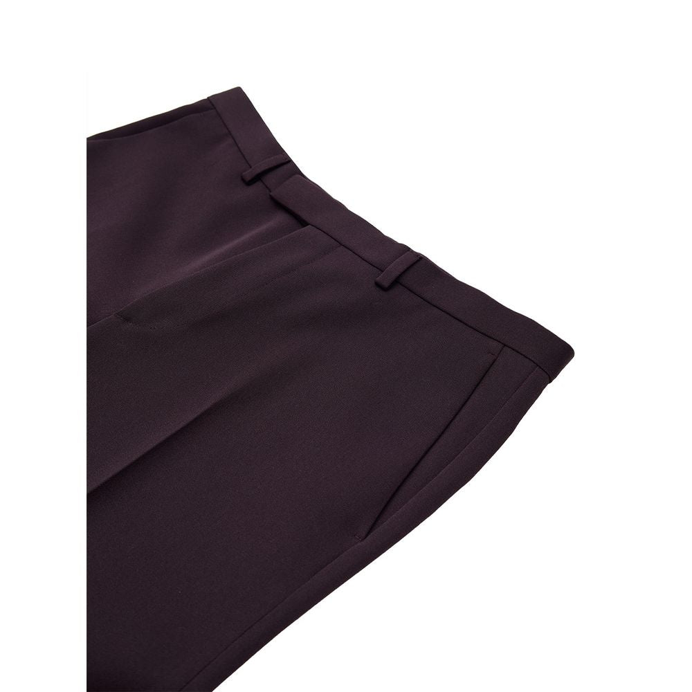 Gucci Bordeaux Wool Dress Men's Pants