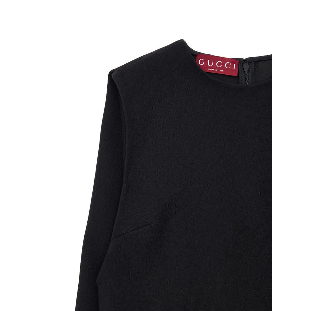 Gucci Black Wool Casual Women's Dress