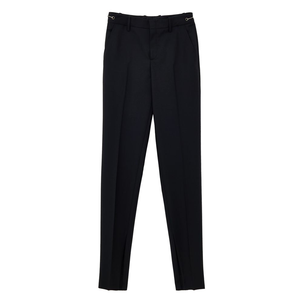 Gucci Black Wool Dress Women's Pants