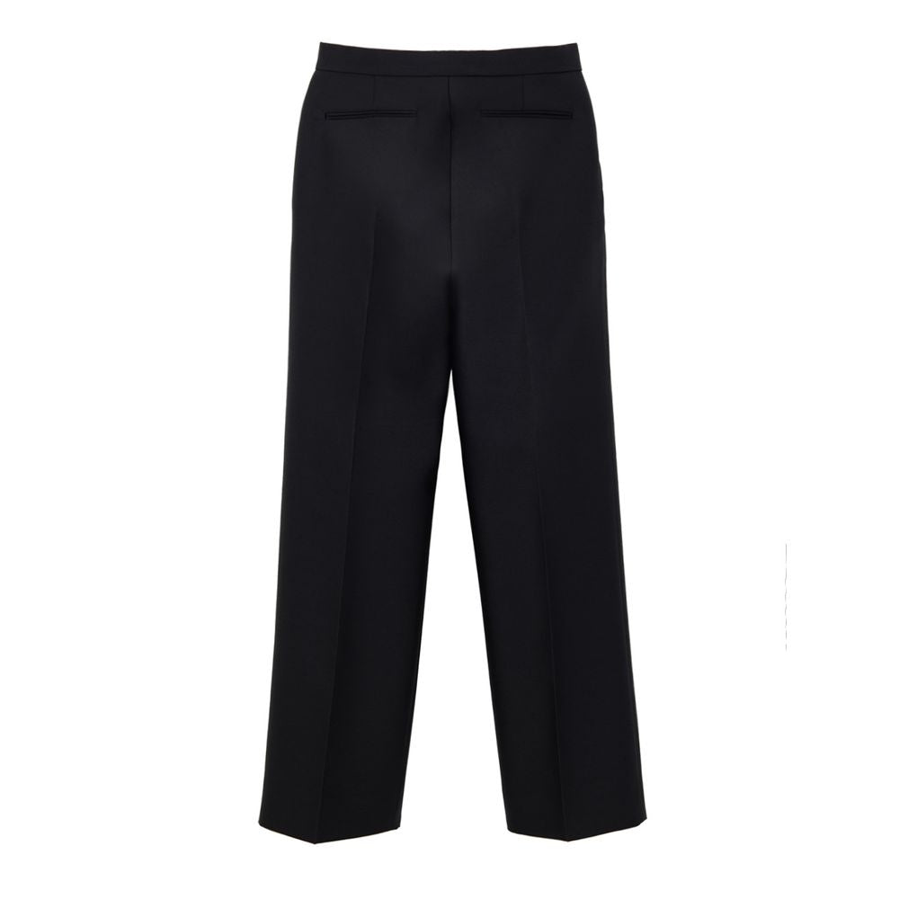 Gucci Black Cotton Casual Women's Pants