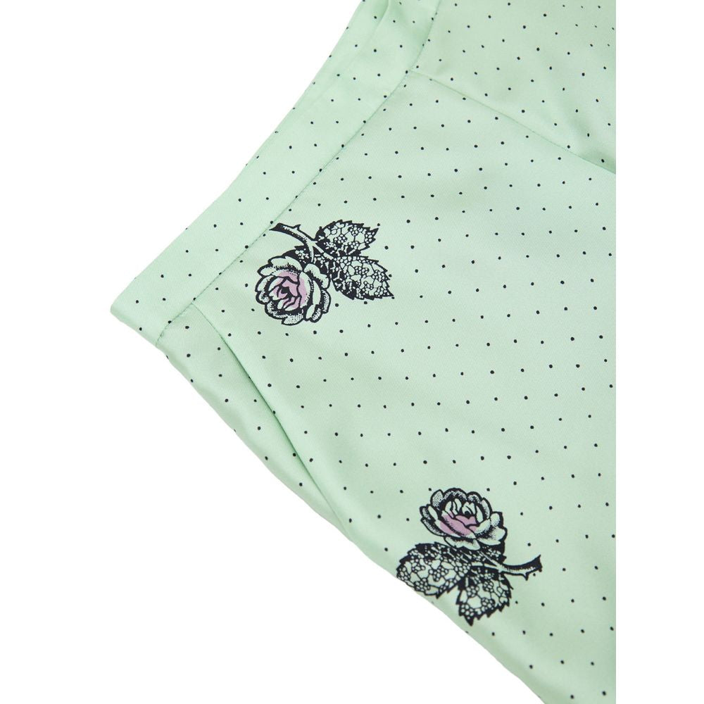 Gucci Green Silk Casual Women's Pants