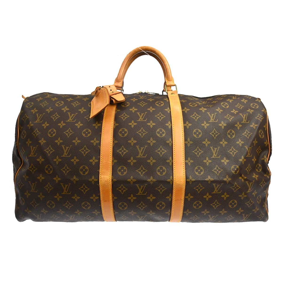 Louis Vuitton Keepall Monogram Canvas Brown Canvas Travel Bag Bag (Pre-Owned)