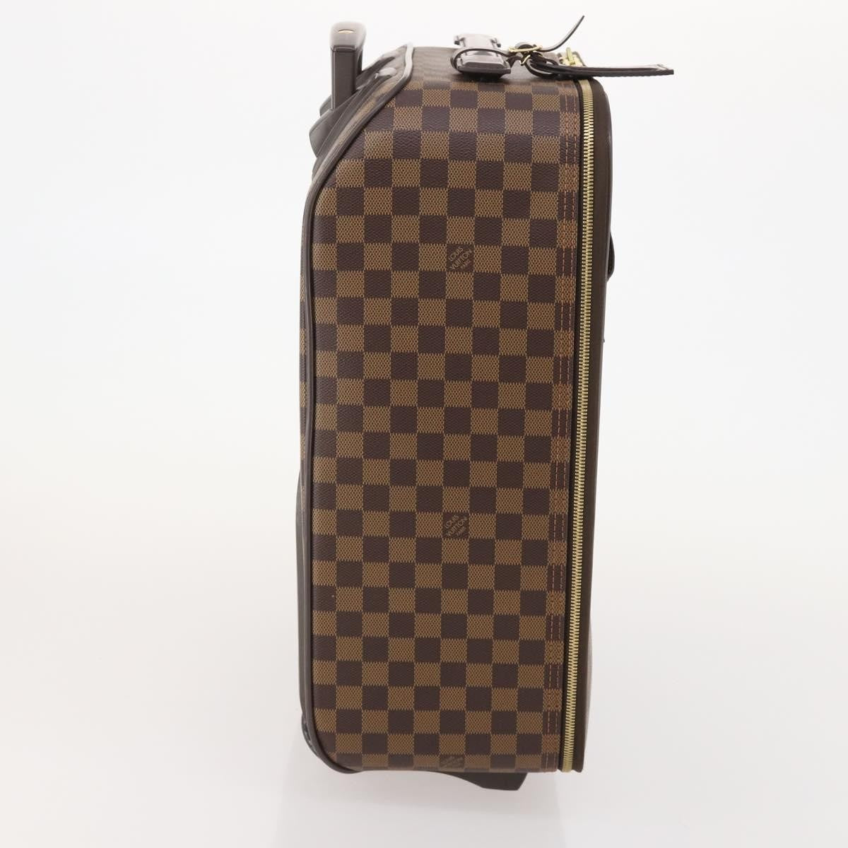 Louis Vuitton Pegase Business Luggage Damier Ebene Black Canvas Travel Bag Bag (Pre-Owned)