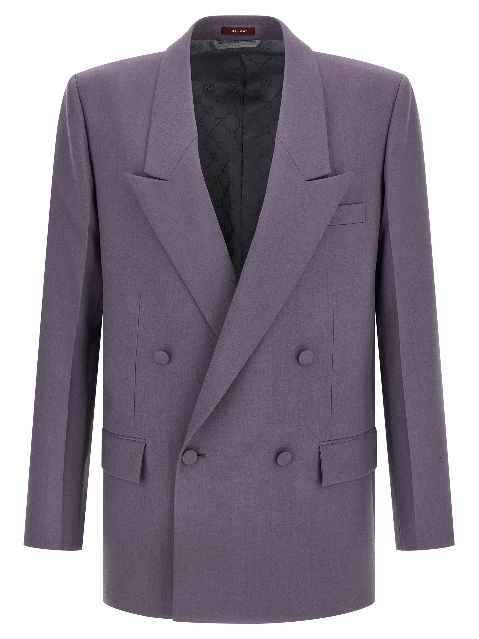 Gucci Men's Double-Breasted Wool Blazer