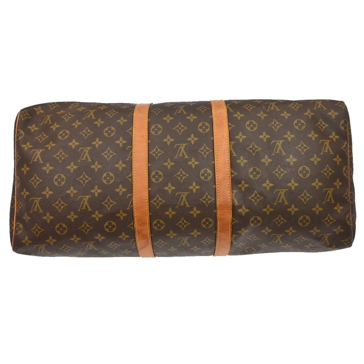 Louis Vuitton Keepall Monogram Canvas Brown Canvas Travel Bag Bag (Pre-Owned)