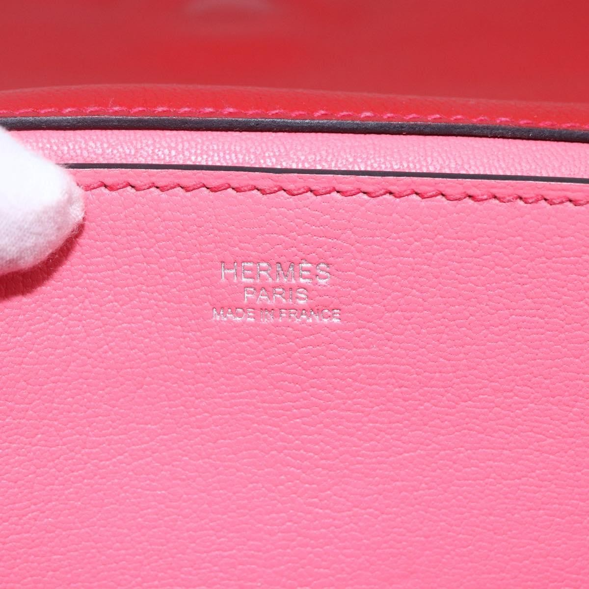Hermes Opli Novillo Red Leather Shoulder Bag Bag (Pre-Owned)