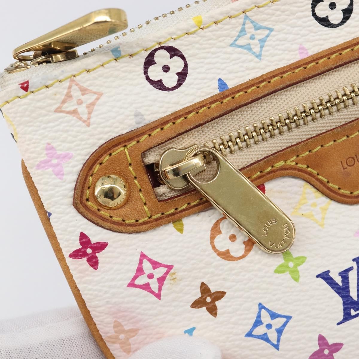 Louis Vuitton Pochette Plate Monogram Multicolor Multicolour Canvas Clutche & Pouche Bag (Pre-Owned)