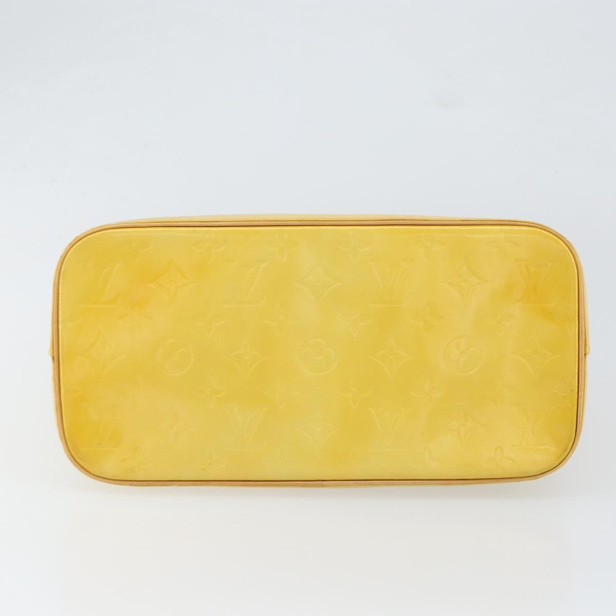 Louis Vuitton Houston Monogram Vernis Yellow Patent_Leather Tote Bag Bag (Pre-Owned)