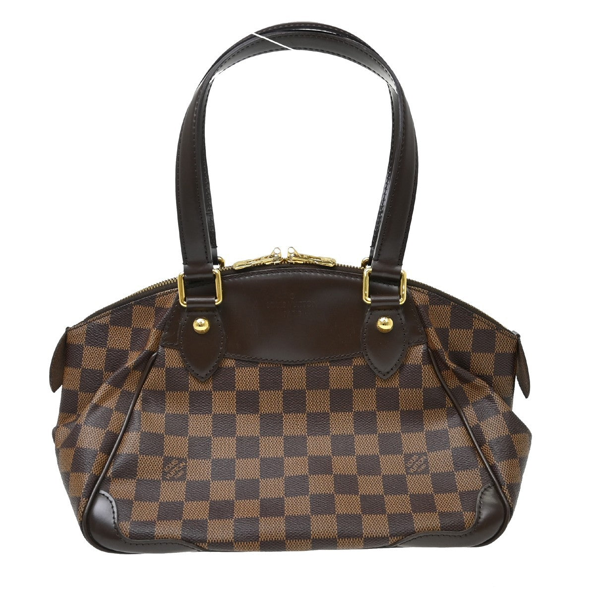 Louis Vuitton Verona Damier Ebene Brown Canvas Tote Bag Bag (Pre-Owned)