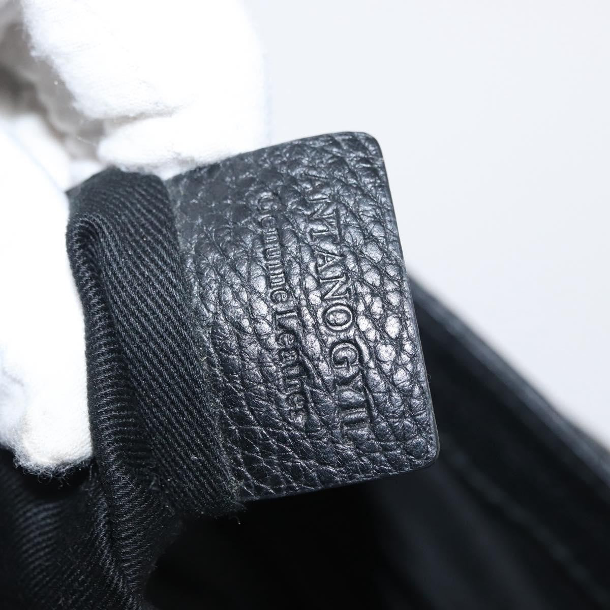 Bally Vintage Leather Black Leather Shoulder Bag Bag (Pre-Owned)