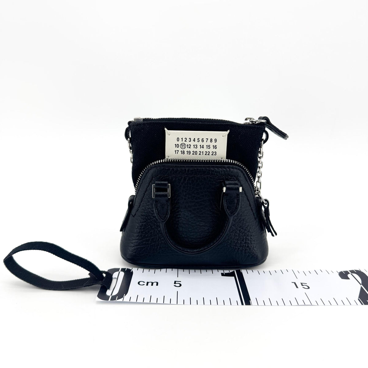 Maison Margiela Femme Micro Sac 5Ac Leather Black Calfskin Shoulder Bag Bag (Pre-Owned)