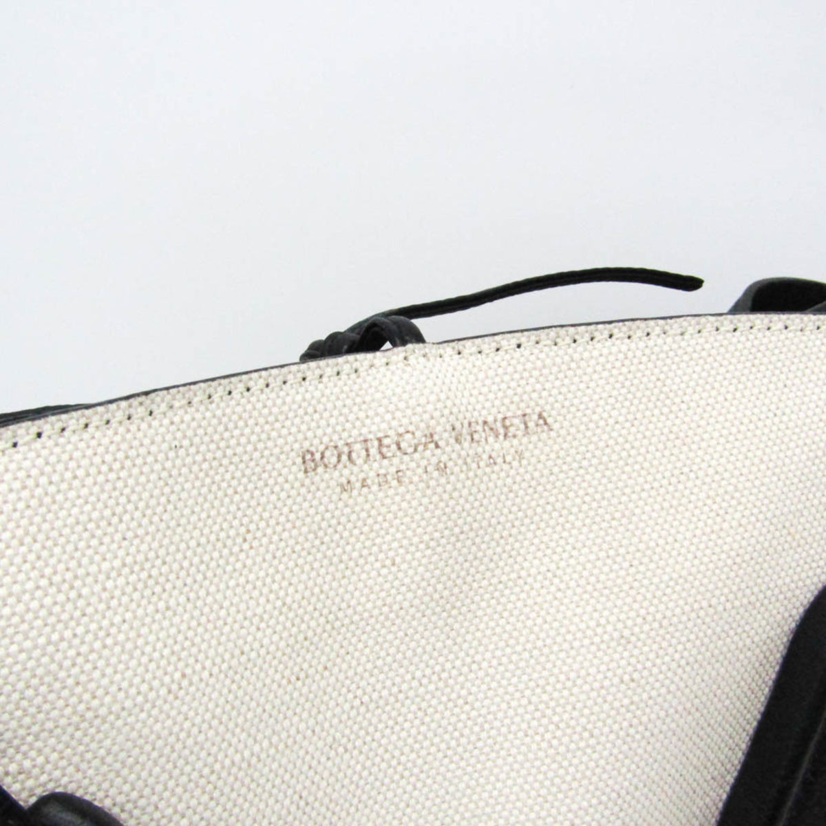 Bottega Veneta Basket Leather Black Leather Tote Bag Bag (Pre-Owned)