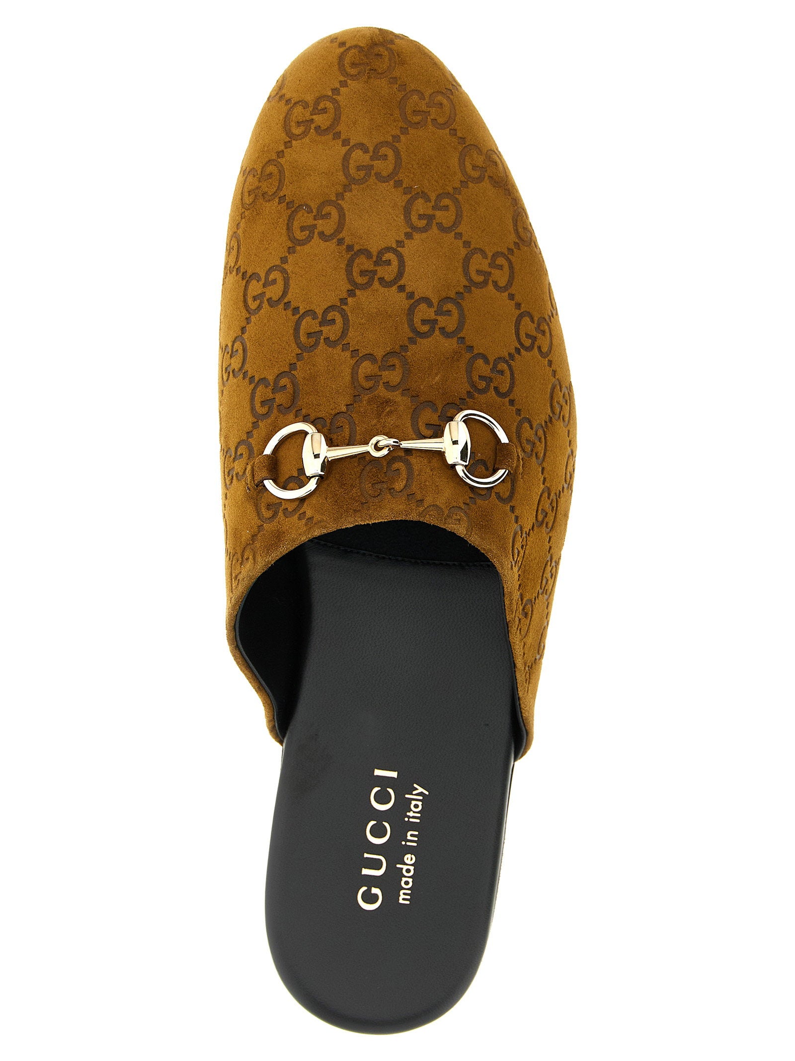 Gucci Men's Sabot Suede Horsebit