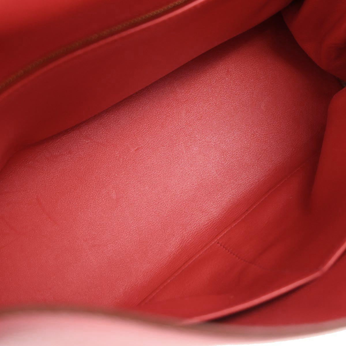 Hermes Kelly Red Swift With Gold Hardware Red Leather Handbag (Pre-Owned)