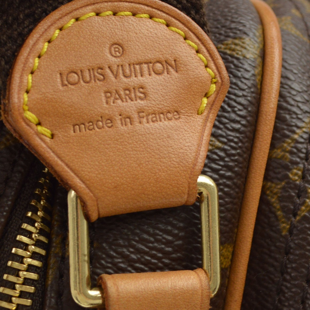Louis Vuitton Reporter Monogram Canvas Brown Canvas Shoulder Bag Bag (Pre-Owned)