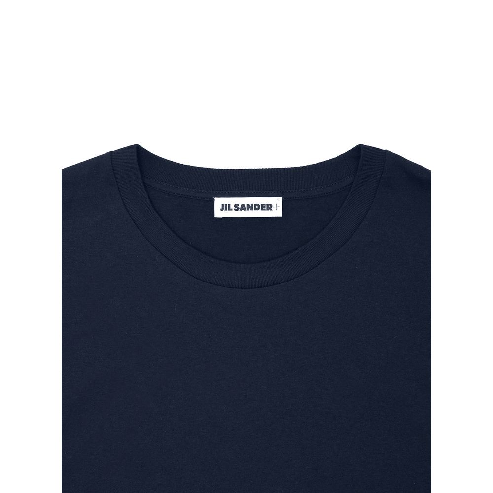 Jil Sander Blue Cotton Men's T-Shirt