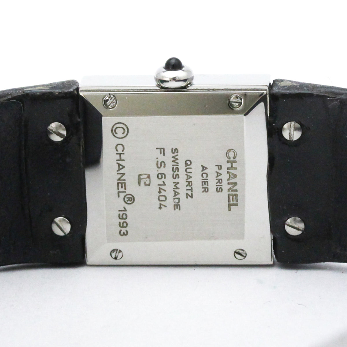 Chanel Matelasse Quartz Stainless Steel And Quilted Leather Watch (Pre-Owned)