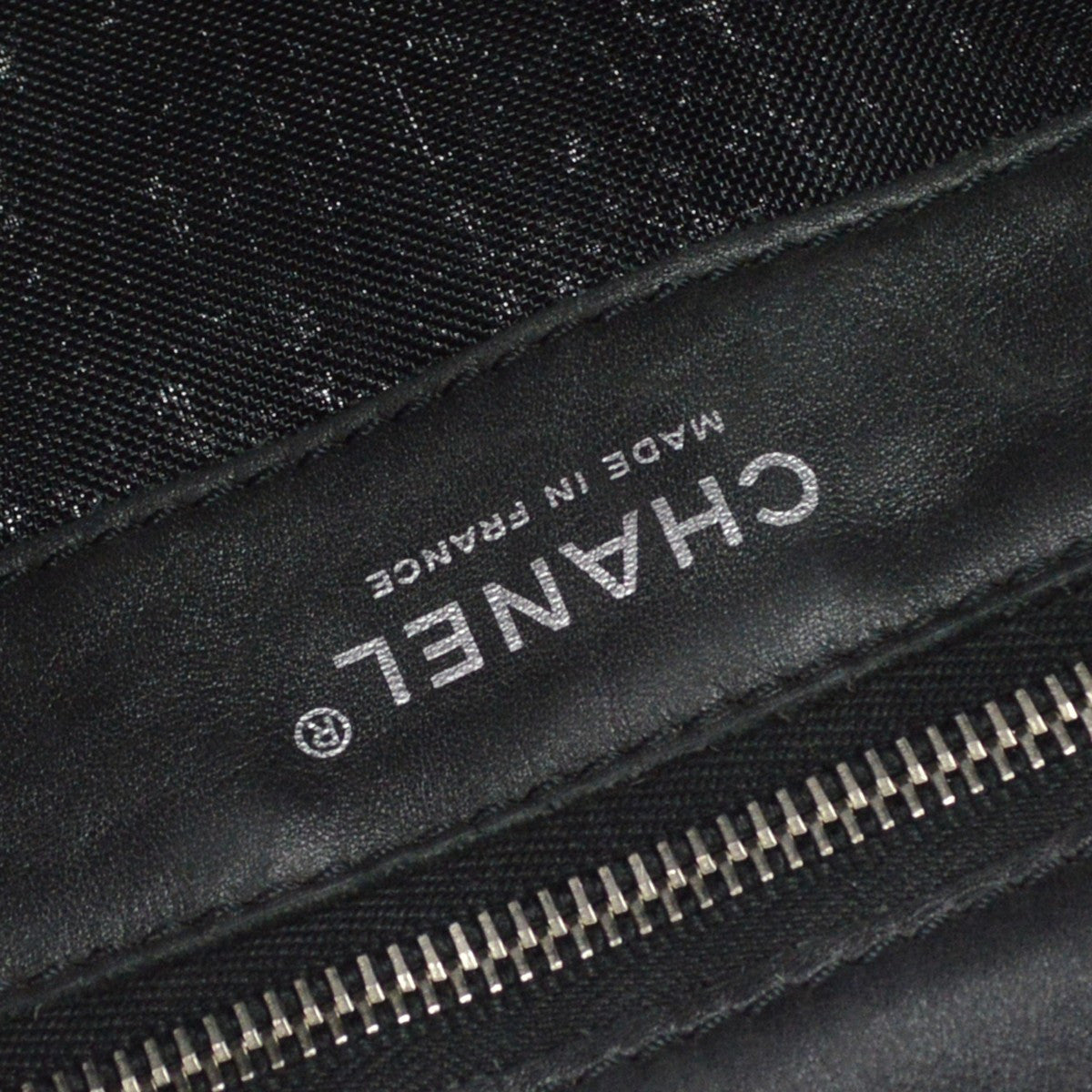 Chanel Hidden Sequins Sequins Black Mesh Shoulder Bag Bag (Pre-Owned)