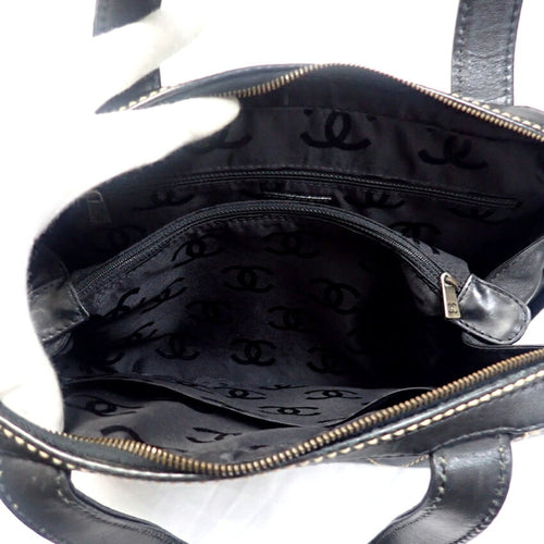 Chanel Black Pony-Style Calfskin Tote Bag (Pre-Owned)