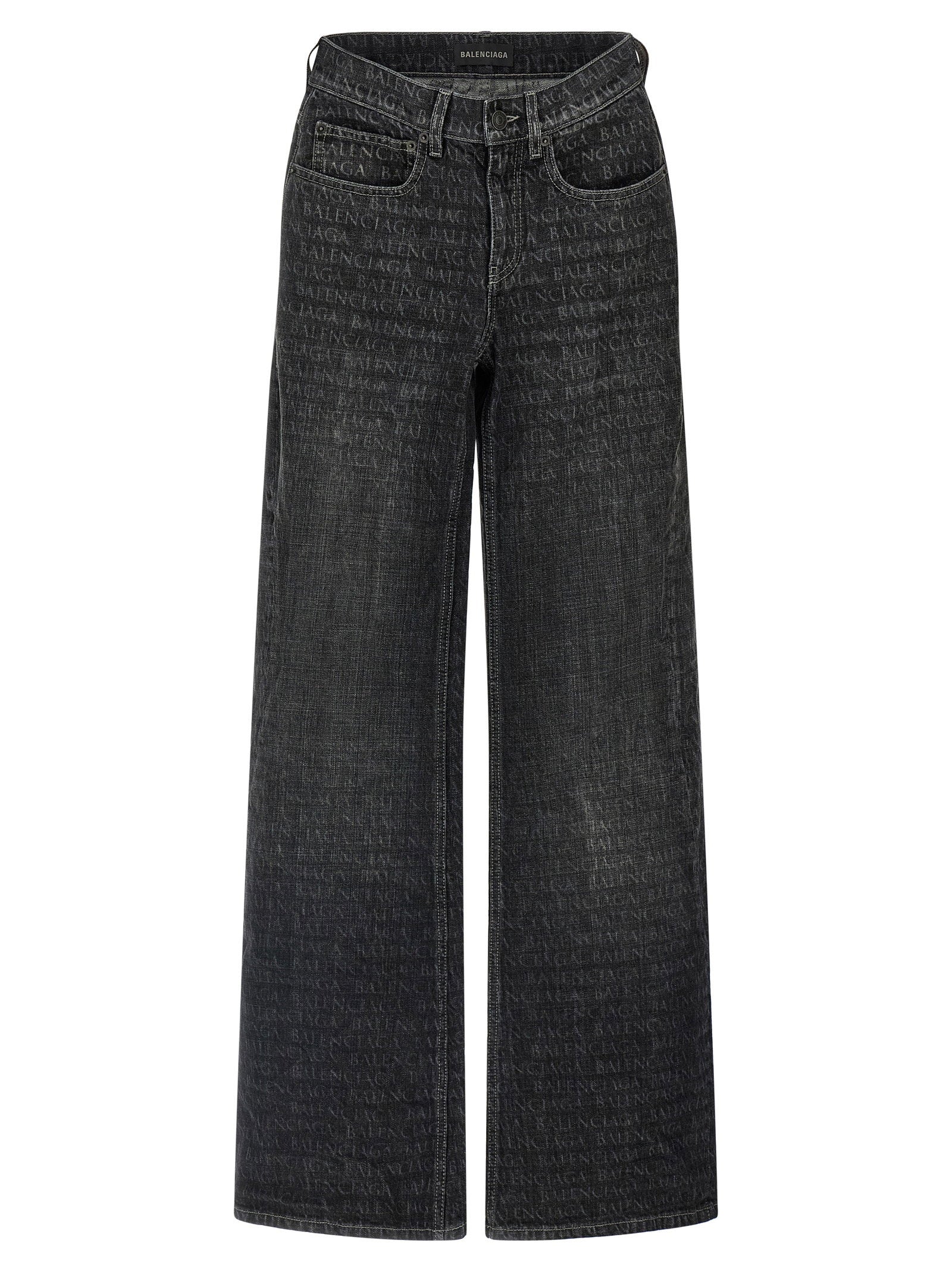 Balenciaga Women's Wide Leg Jeans