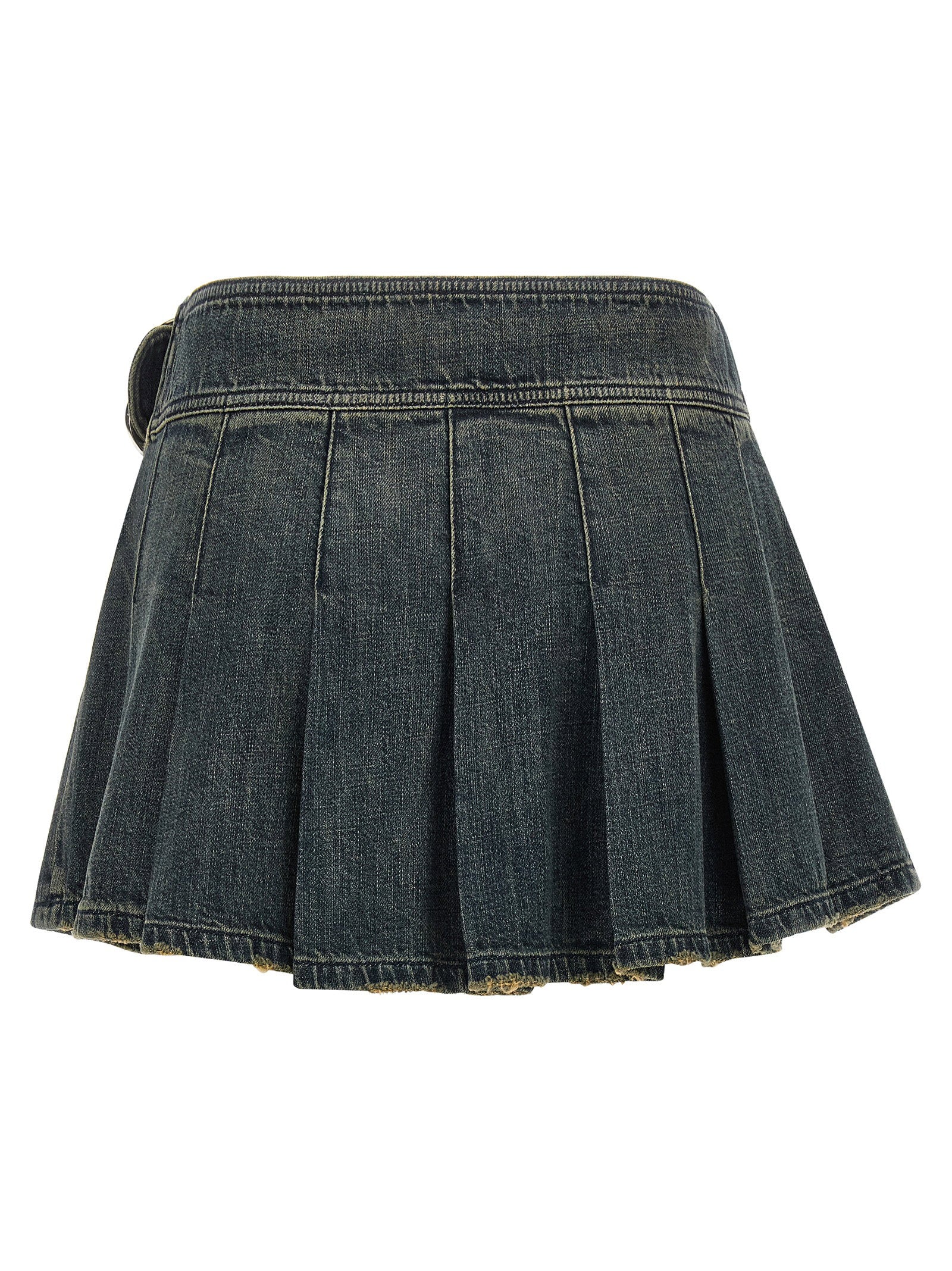 Balenciaga Women's Buckle Pleated Skirt