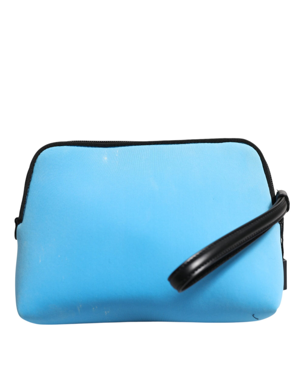 Dolce & Gabbana Blue Nylon DG Logo Print Clutch Zip Pouch Women's Bag (Pre-Owned)
