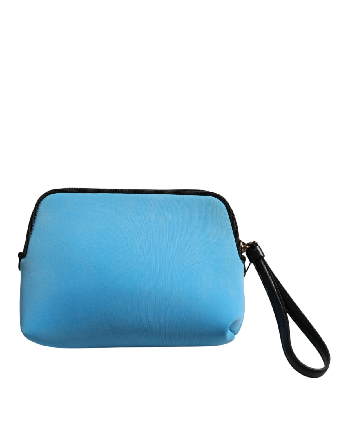 Dolce & Gabbana Blue Nylon DG Logo Print Clutch Zip Pouch Women's Bag (Pre-Owned)