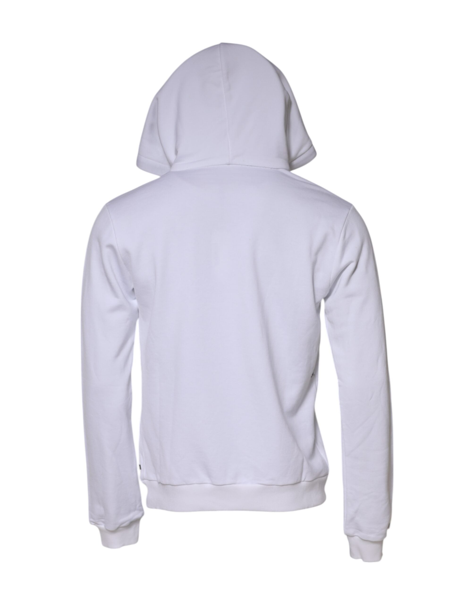 Dolce & Gabbana White Sacred Heart Hooded Sweatshirt Men's Sweater (Pre-Owned)