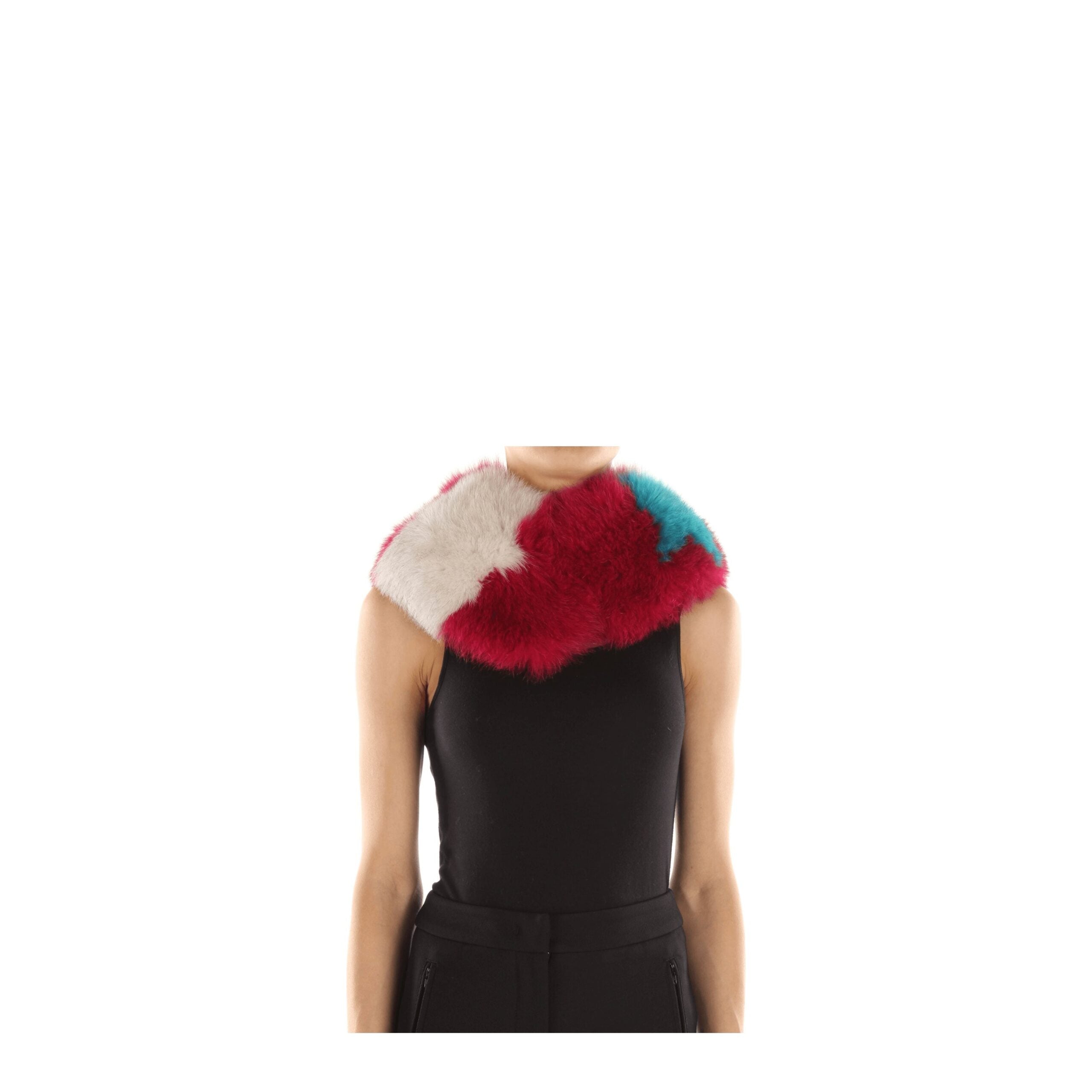 Mr. Mrs. Shirt Pink Fur Women's Foulard