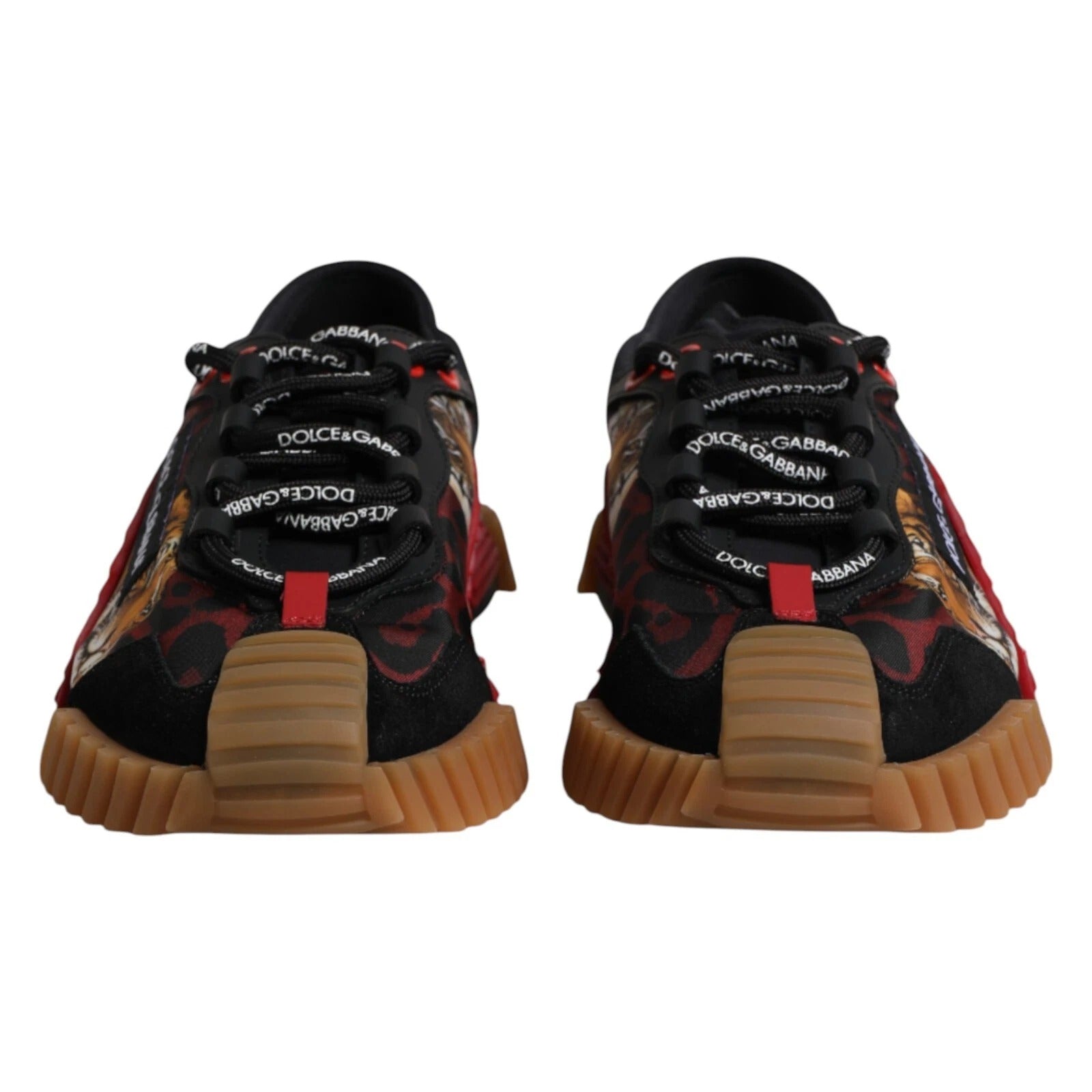 Dolce & Gabbana Black Logo Low Top NS1 Men Men's Sneakers (Pre-Owned)