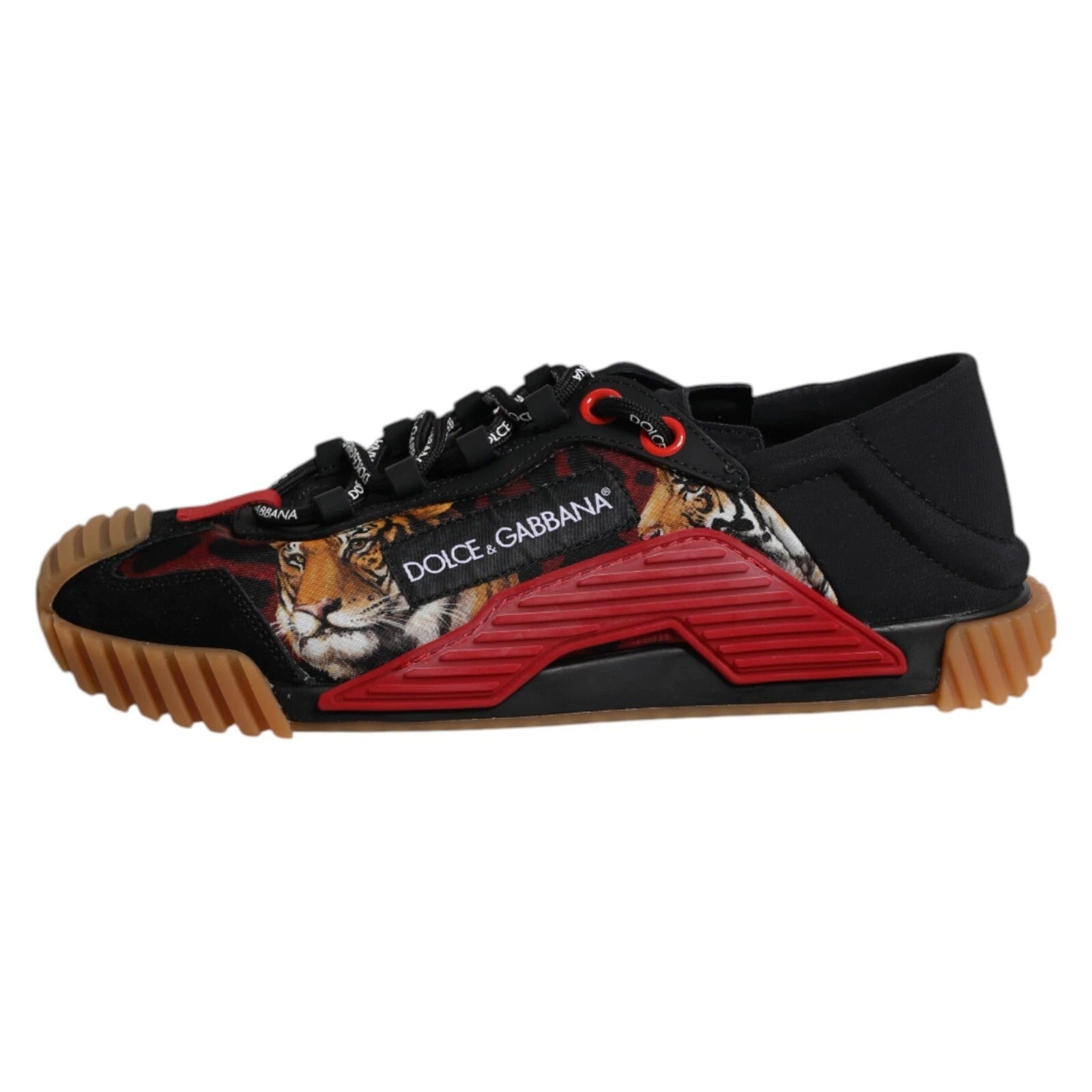 Dolce & Gabbana Black Logo Low Top NS1 Men Men's Sneakers (Pre-Owned)