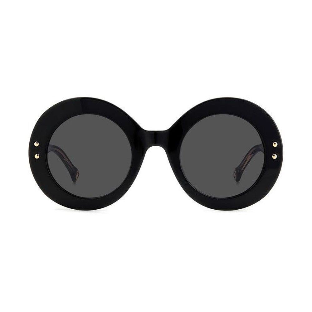 Carolina Herrera Black Acetate Women's Sunglasses