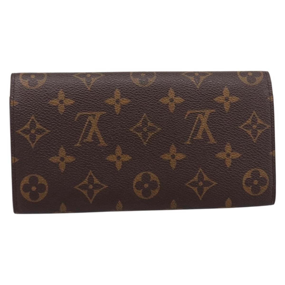 Louis Vuitton Emilie Monogram Canvas Brown Canvas Wallets Accessory (Pre-Owned)