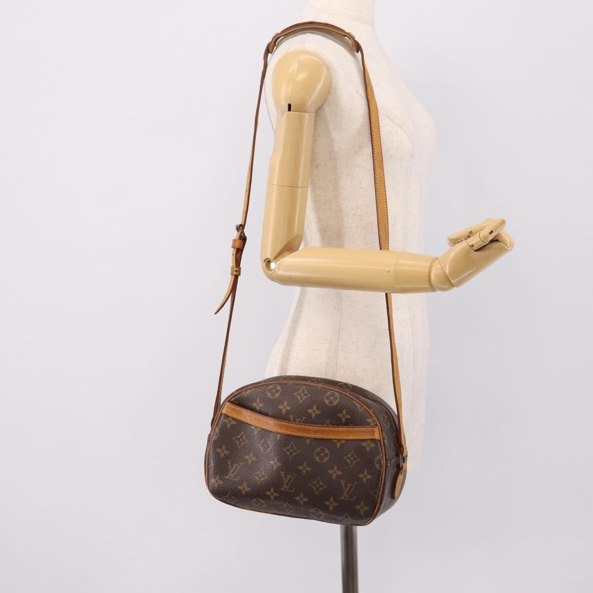Louis Vuitton Blois Monogram Canvas Brown Canvas Handbag (Pre-Owned)