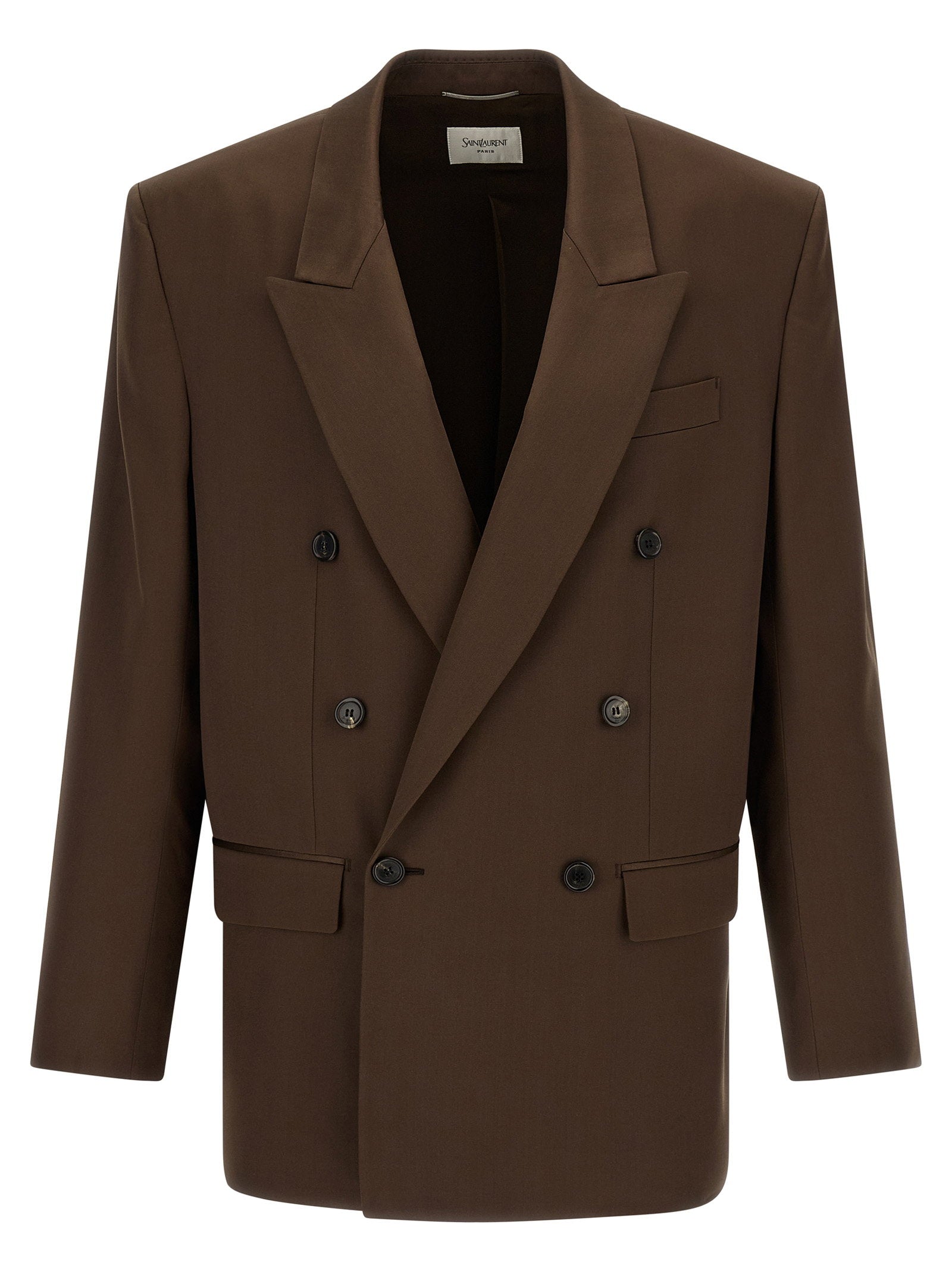 Saint Laurent Men's Satin Blazer