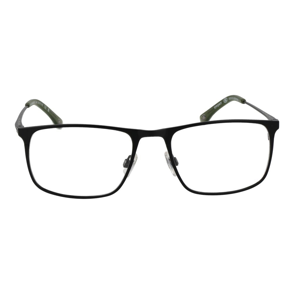 Land Rover Black Stainless Steel Glasses Men's (Frames)
