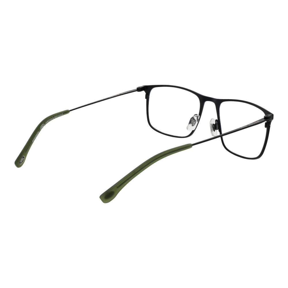 Land Rover Black Stainless Steel Glasses Men's (Frames)