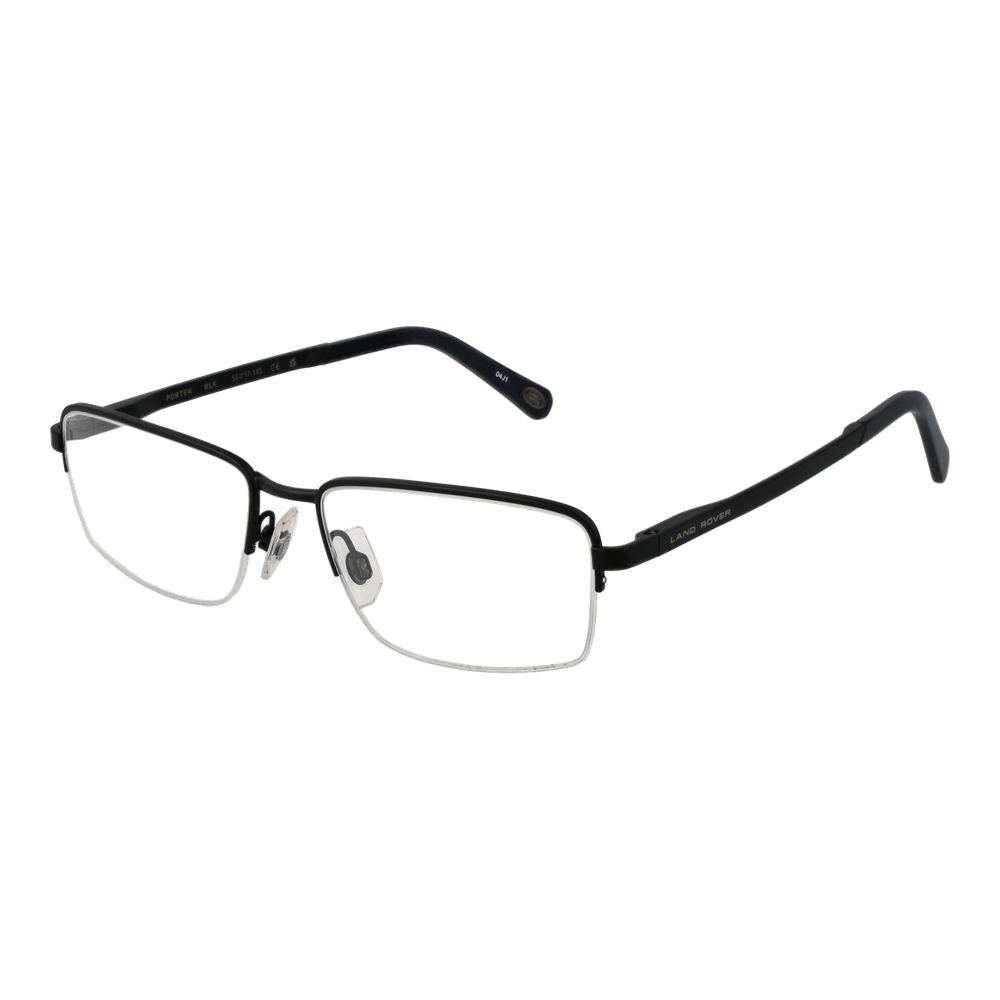 Land Rover Black Stainless Steel Glasses Men's (Frames)