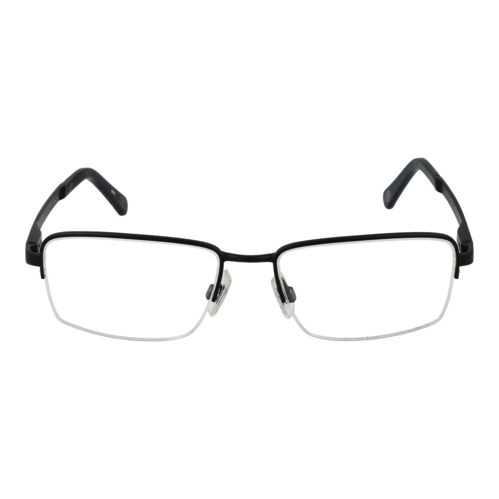 Land Rover Black Stainless Steel Glasses Men's (Frames)