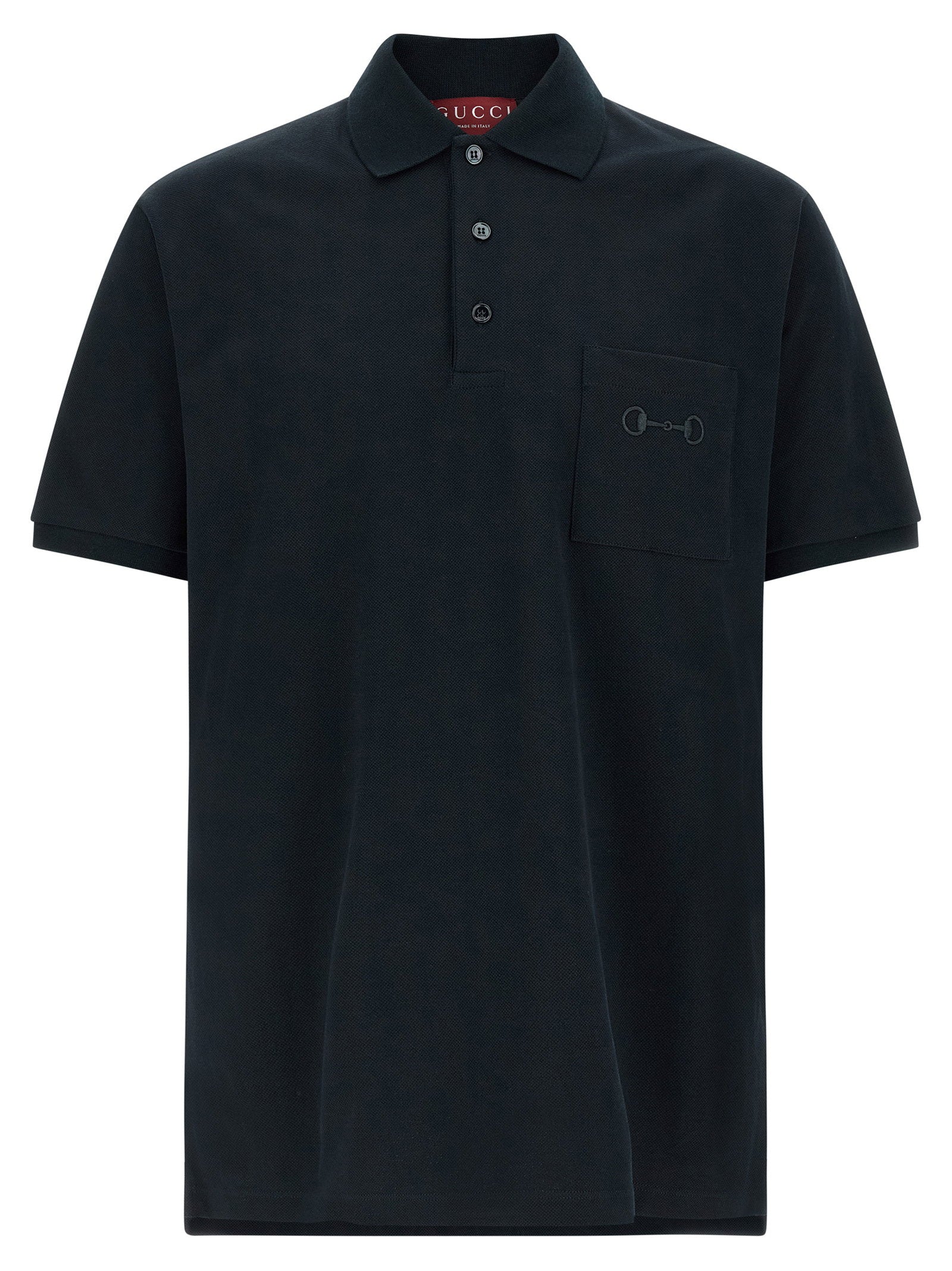 Gucci Men's Morsetto Embroidery Polo Shirt