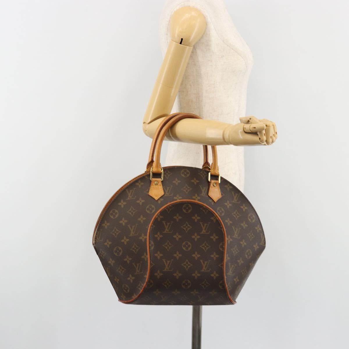 Louis Vuitton Ellipse Monogram Canvas Brown Canvas Handbag (Pre-Owned)