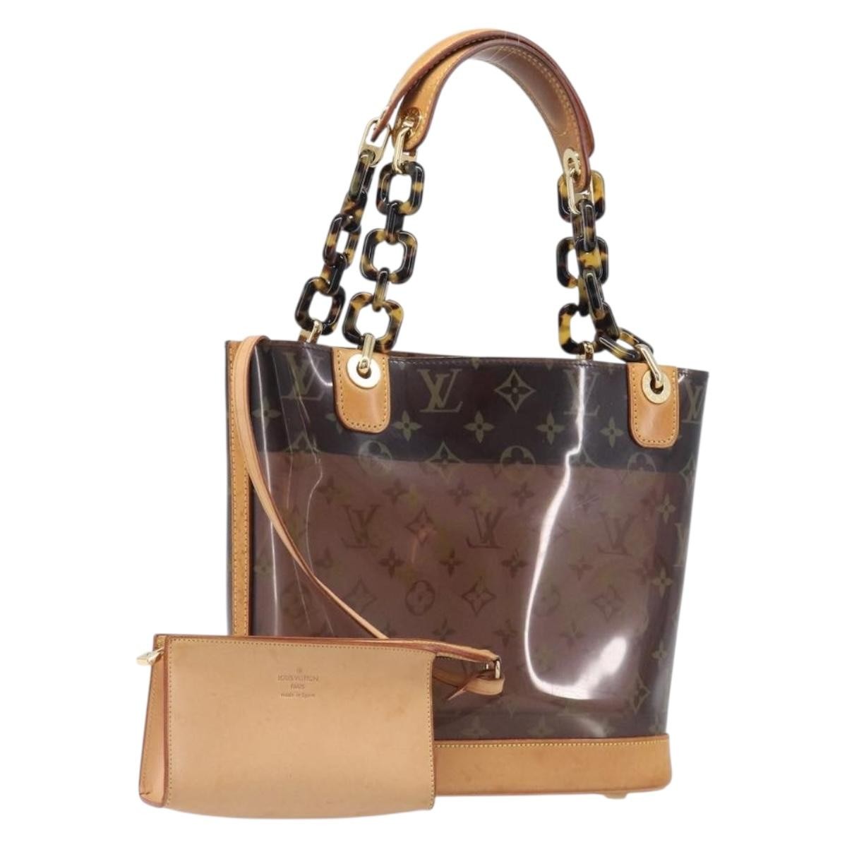 Louis Vuitton Sac Ambre Monogram Vinyl Brown Plastic Handbag (Pre-Owned)